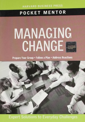 Managing Change (Pocket Mentor)
