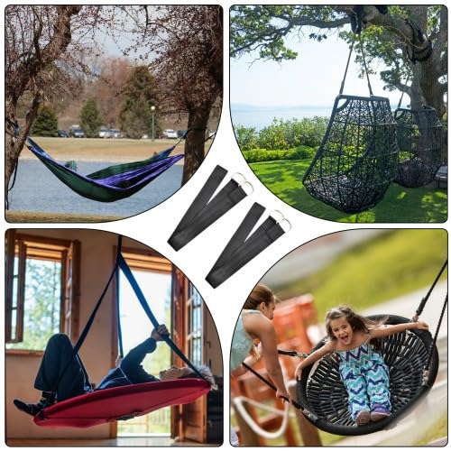 Kit Cinghie Per Amaca E Altalene Da Giardino - Supporto Fino A 1000kg Con Moschettoni - Foto 7