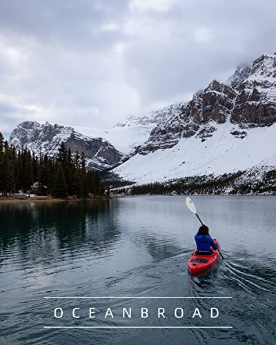 image for OCEANBROAD Kayak Paddle 95in/241cm Alloy Shaft Kayaking Boating Canoei