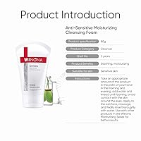 Vista 3 de WINONA Espuma limpiadora hidratante, limpiador de espuma facial, limpieza profunda, hidratante e hidratante para pieles sensibles (tipo B)
