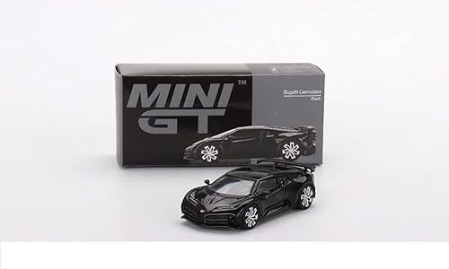 Bugatti Centodieci Black - MiJo Exclusive (Mini GT) Modelo a escala 1:64 Diecast