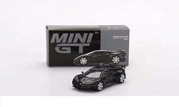 Bugatti Centodieci Black - MiJo Exclusive Mini GT Diecast 164 Scale Model