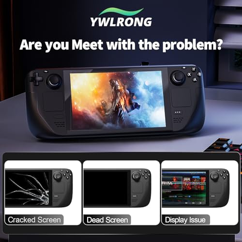 YWLRONG for Steam Deck Screen Repair Replacement for Steam Deck LCD Display Anti-Glare Screen Assembly Accessories Part with Repair Tools by YWLRONG - Image 2