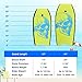 Goplus Bodyboard for Beach, 33/37/41 Inches Lightweight Body Board w/ Wrist Leash, EPS Core, XPE Deck, HDPE Slick Bottom, Surfboard for Kids Teens Adults Surfing (Green Skull, 41 inch)