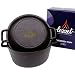 Produktbild lezzet Gusseisen Topf 2in1 mit Pfanne, Ø27cm 4.8L, Bräter, Brot backen, Dutch Oven, Feuertopf, Schmortopf, Kazan, Eingebrannt mit Anti-Haft Patina, Heat Efficiency - Wunderbare Aromaentfaltung
