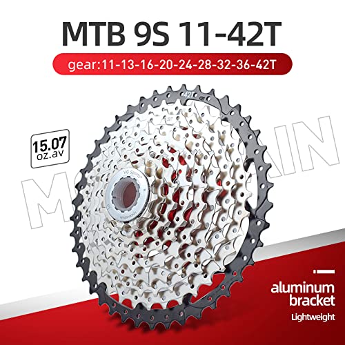Vg Sports 8/9/10/11/12 Speed Ultra-Light Bike Cassette For Mountain Bike 11-40T/11-42T/11-46T/11-50T/11-55T Mtb Cassette Lightweight Aluminum Bracket Cassette #TOP5