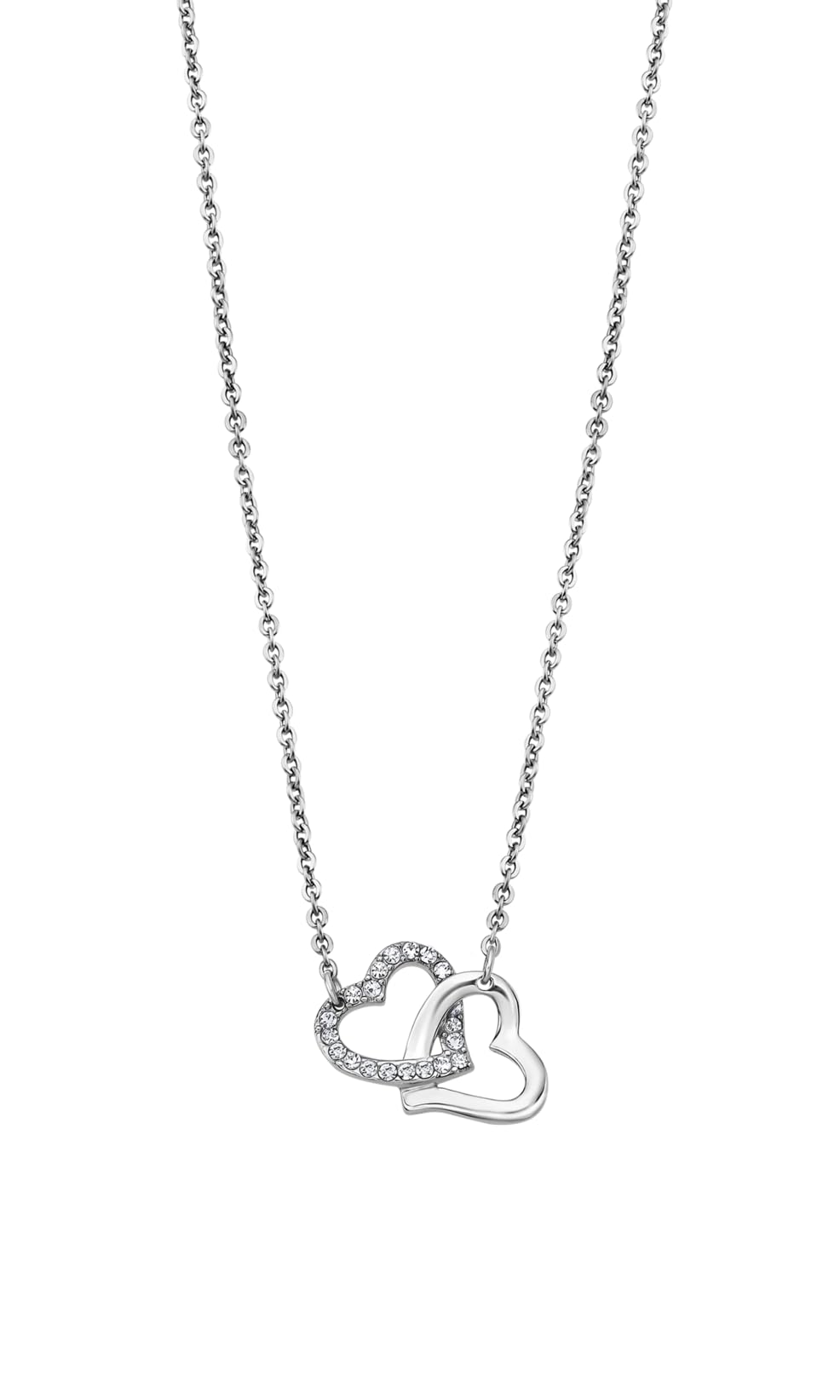 LOTUS STYLE – Ls1912-1/1 – Collar para mujer de acero inoxidable y óxido de circonio