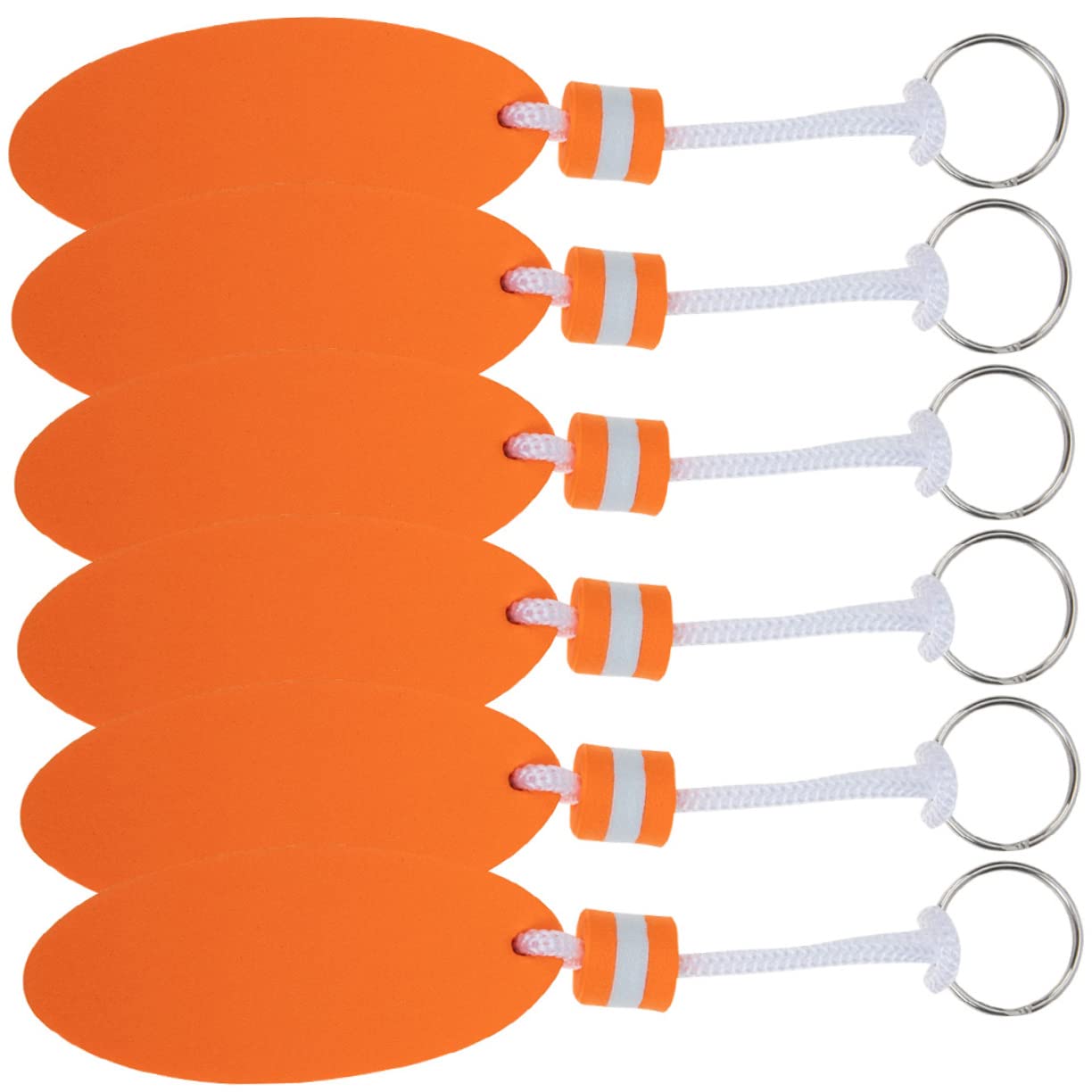 5 Set Di Portachiavi Galleggianti in Materiale Eva Portachiavi Luminosi Per Sport Acquatici Portachiavi Da Viaggio Robusti E Facili Da Trasportare 6 Pezzi * 5