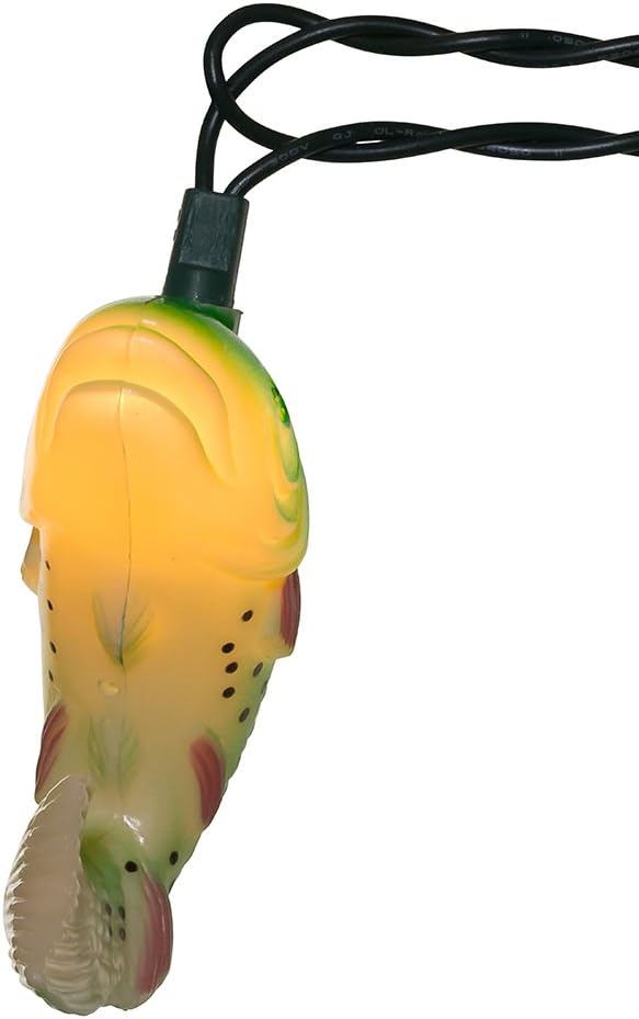 Kurt Adler UL0424 Trout Light Set, 10 Light