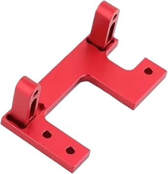 Compatible with Tamiya for Scania for King for Hauler 1/14 RC Semi Tractor Truck Tipper Upgrades Parts Metal Steering Servo Mount SR-0133 RC Car AccessoriesRed