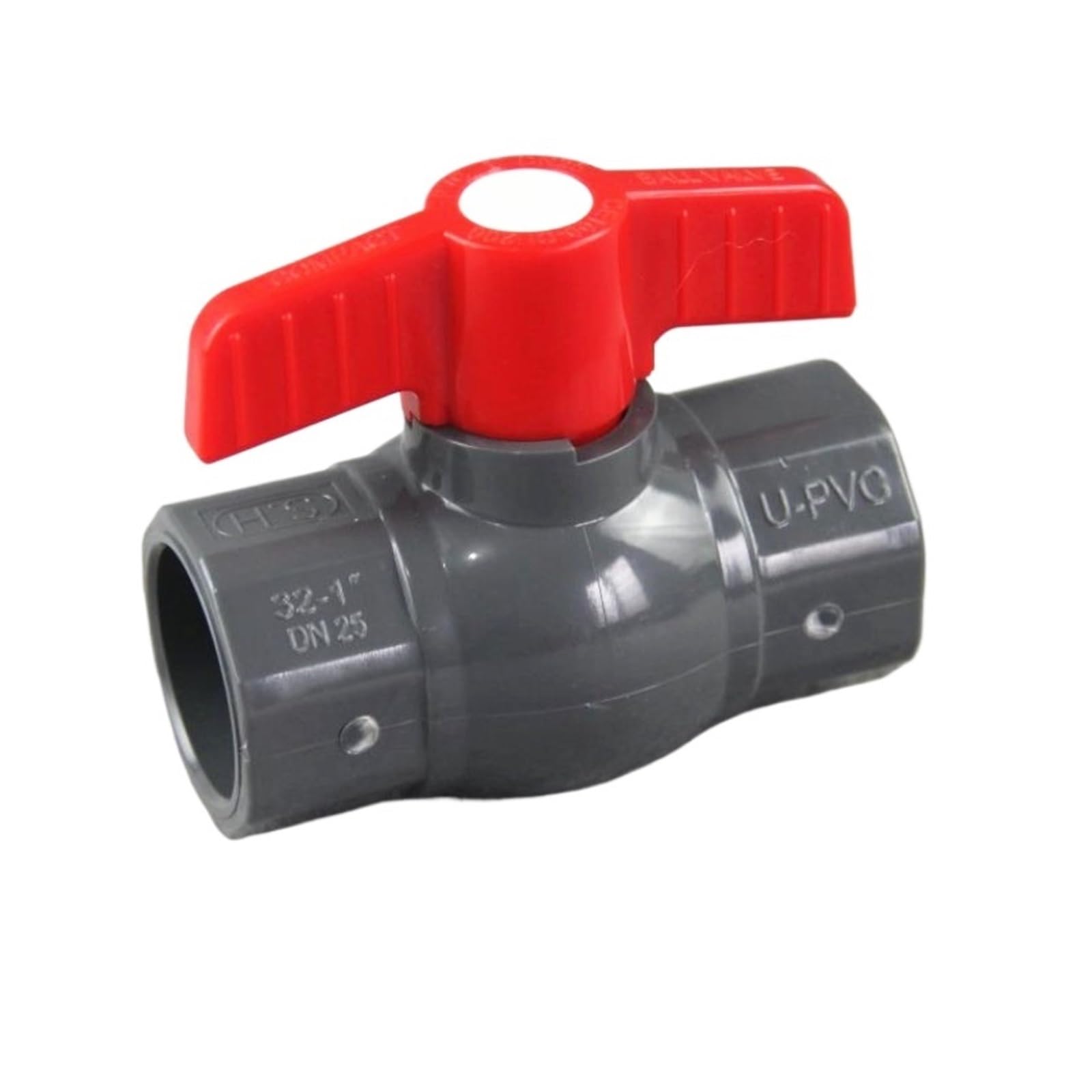 1Pcs I.D20/25/32/40/50mm PVC Ball Ventil Aquarium Aquarium Rohr Armaturen Garten Hause Bewässerung Wasser Versorgung Rohr Anschluss(Inner Dia.75mm)