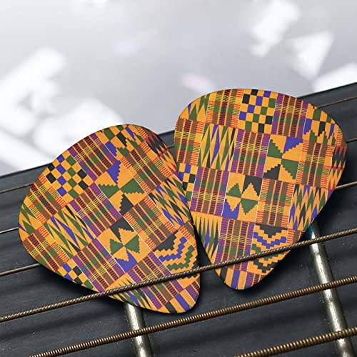 Ensemble de 12 médiators de guitare à motif ethnique africain pour guitare acoustique, guitare électrique, contrebasse… - Les Beatles, Paul McCartney, John Lennon, RIngo Starr, George Harrison Ensemble de 12 médiators de guitare à motif ethnique africain pour guitare acoustique, guitare électrique, contrebasse… – Image 8