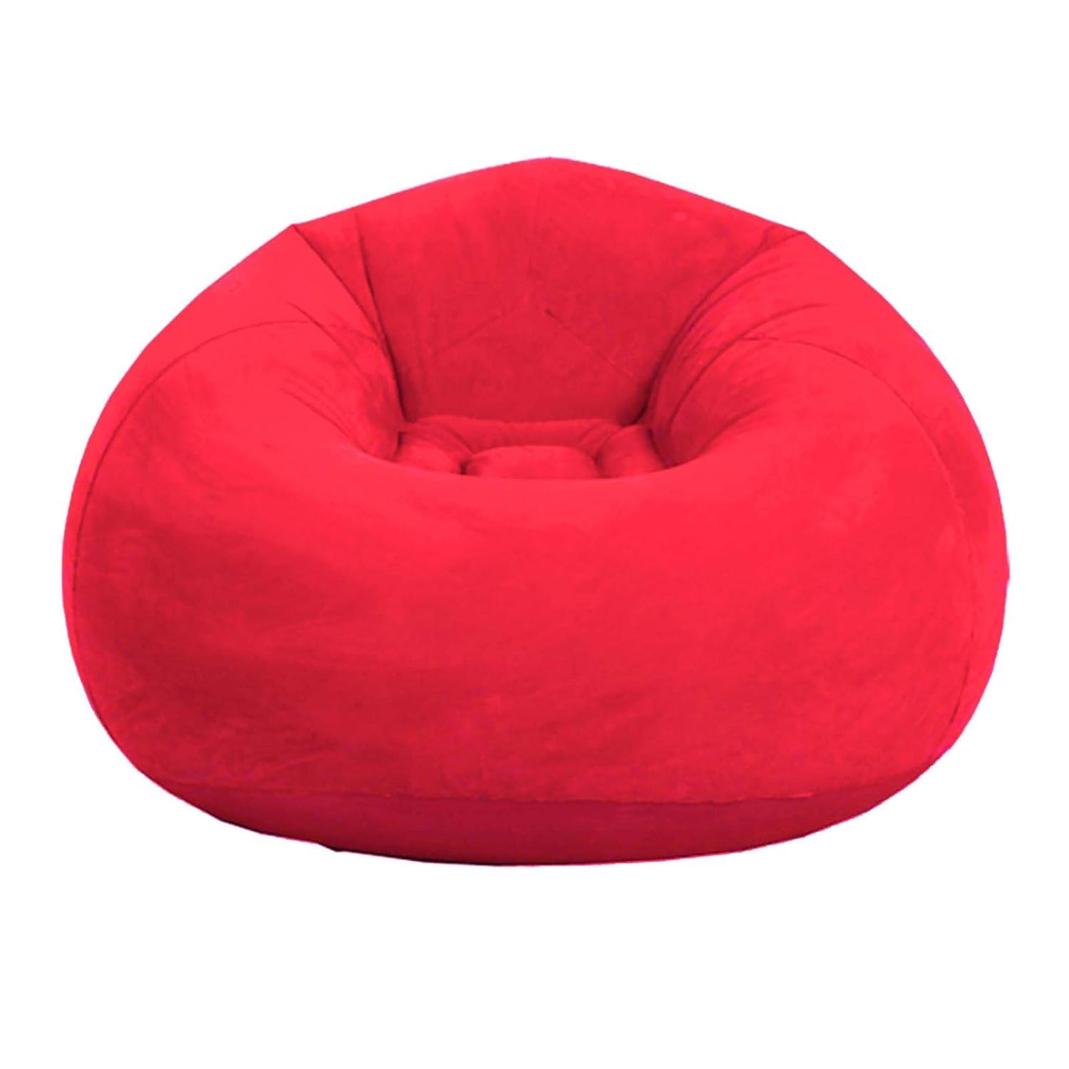 Bean Bag Chair,Inflatable Lazy Sofa Chair No Filling Ultra Soft Foldable Flocking Furniture Bean Bag Comfy Beanbag for Dorm Room Living Room Home Decor-image-42