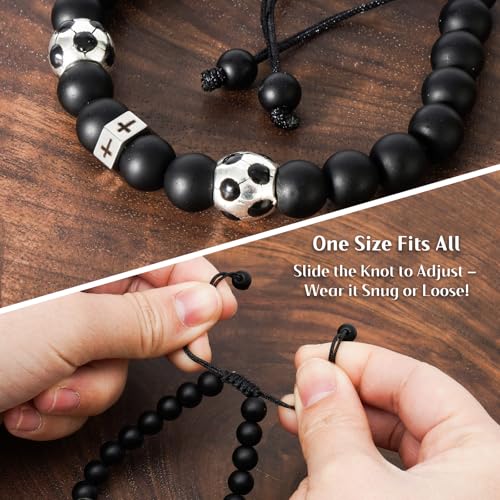  Soccer Cross Beaded Bracelet - image 6