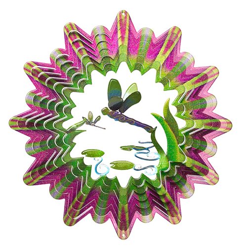 Iron Stop Designer 3D Dragonfly Wind Spinner
