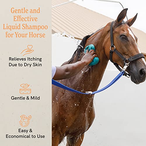 Image of J.R.LIGGETT'S Botanical Horse Liquid Shampoo for Sensitive Skin | Hypoallergenic Biodegradable Shampoo Formula for Horses | 100% Eco-Friendly | Detergent-Free Horse Supply | 16.9fl.oz