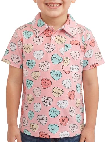 Image of Unique Baby Moisture Wicking Kids Polo Shirts for Toddler Boys Polo Shirt