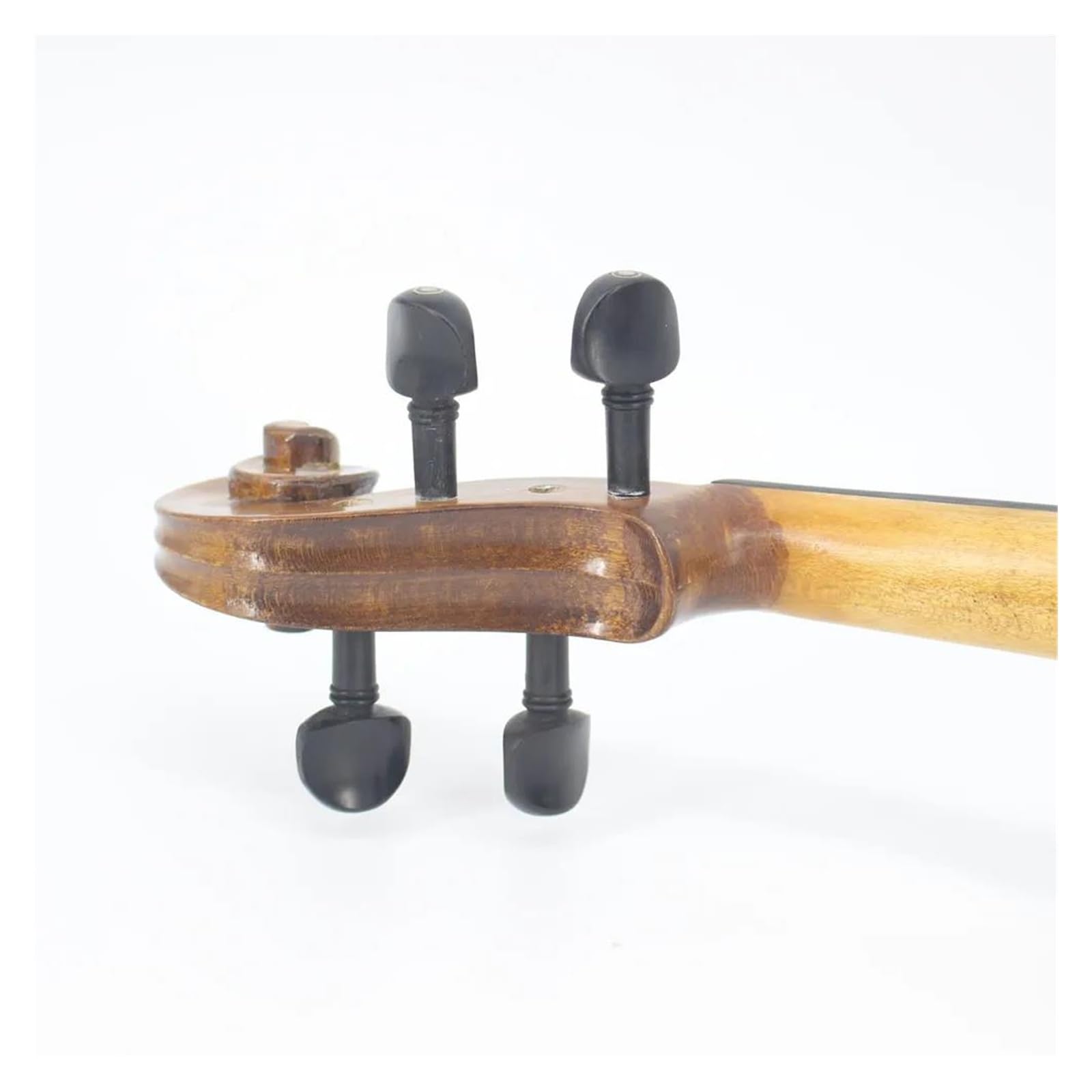 Violín De Tamaño Completo 4/4 De Arce Flameado Hecho A Mano Con Tapa De Abeto Ébano Con Estuche Y Sordina Para Arco Instrumento De Violín(1/8)