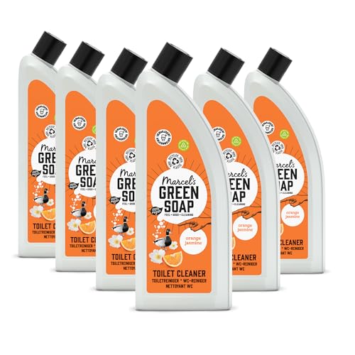 Marcels - Detergente per WC arancione e gelsomino, confezione da 6