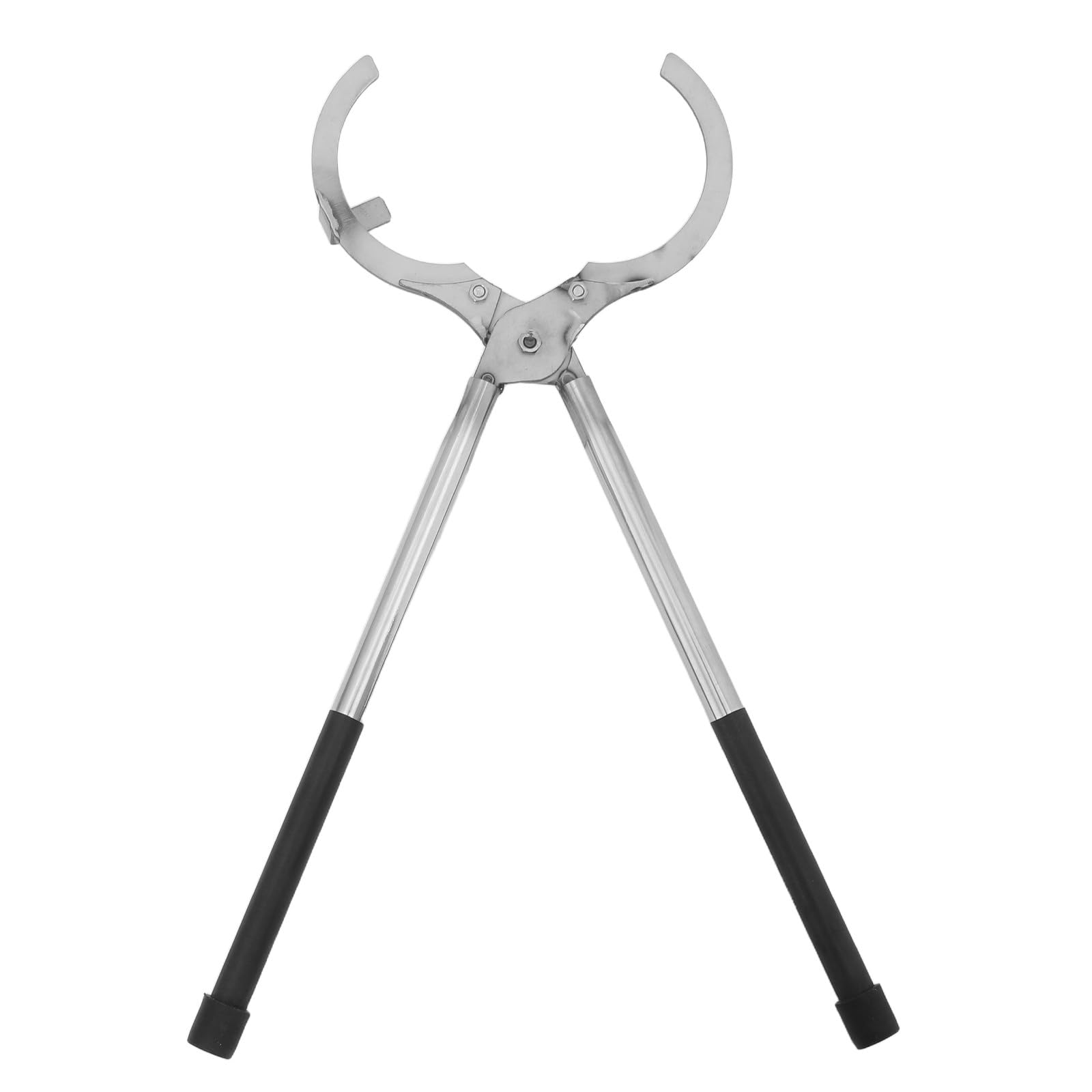 DOITOOL Duże szczypce do tygli do wytopu metali - Wytrzymałe narzędzia do pieców odlewniczych - Zacisk do tygli grafitowych o pojemności 3-4 kg - Zastosowanie w odlewnictwie biżuterii i topieniu