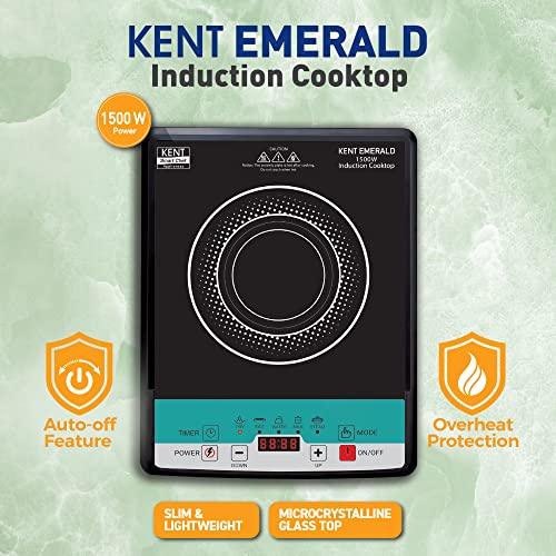 Compare KENT Emerald Induction Cooktop 1500W Faster Cooking with 5