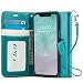 Produktbild J&D Hülle Kompatibel für iPhone 12/iPhone 12 Pro Leder Hülle, RFID Blocking Slim Fit Robust Stoßfest PU Leder Flip Handyhülle Tasche Hülle für iPhone 12, Nicht für iPhone 12 Mini/12 Pro Max
