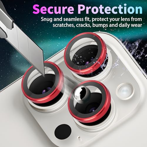 Protecteur d'objectif iPhone 16 Pro Max en verre trempé contre les rayures - 2