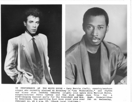 Gary Morris Jeffrey Osborne original Photo L4474