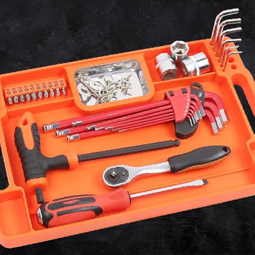 Bandeja de herramientas de silicona flexible con compartimentos magnéticos 5