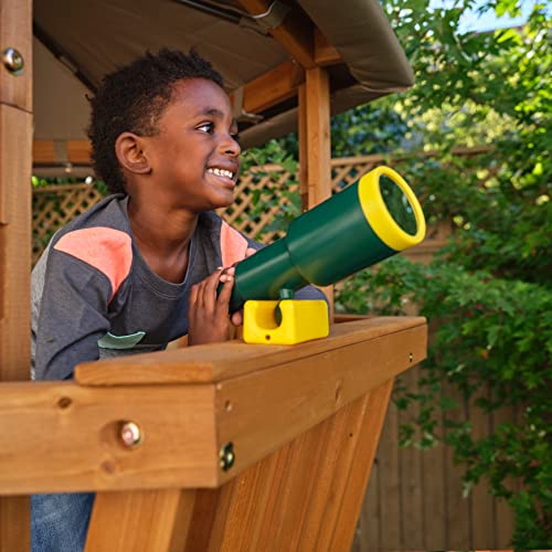 Kidkraft Jungle Journey Wooden Outdoor Swing Set / Playset With Swings, Slide, Rock Wall And Observation Deck #TOP4