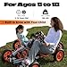 Modular Ride On Toys for Kids, 18V Electric Go Kart, Buildable STEM Car, Constructibles Over 15 Electric Vehicles, Battery Powered, Educational Creative Play for Boys and Girls