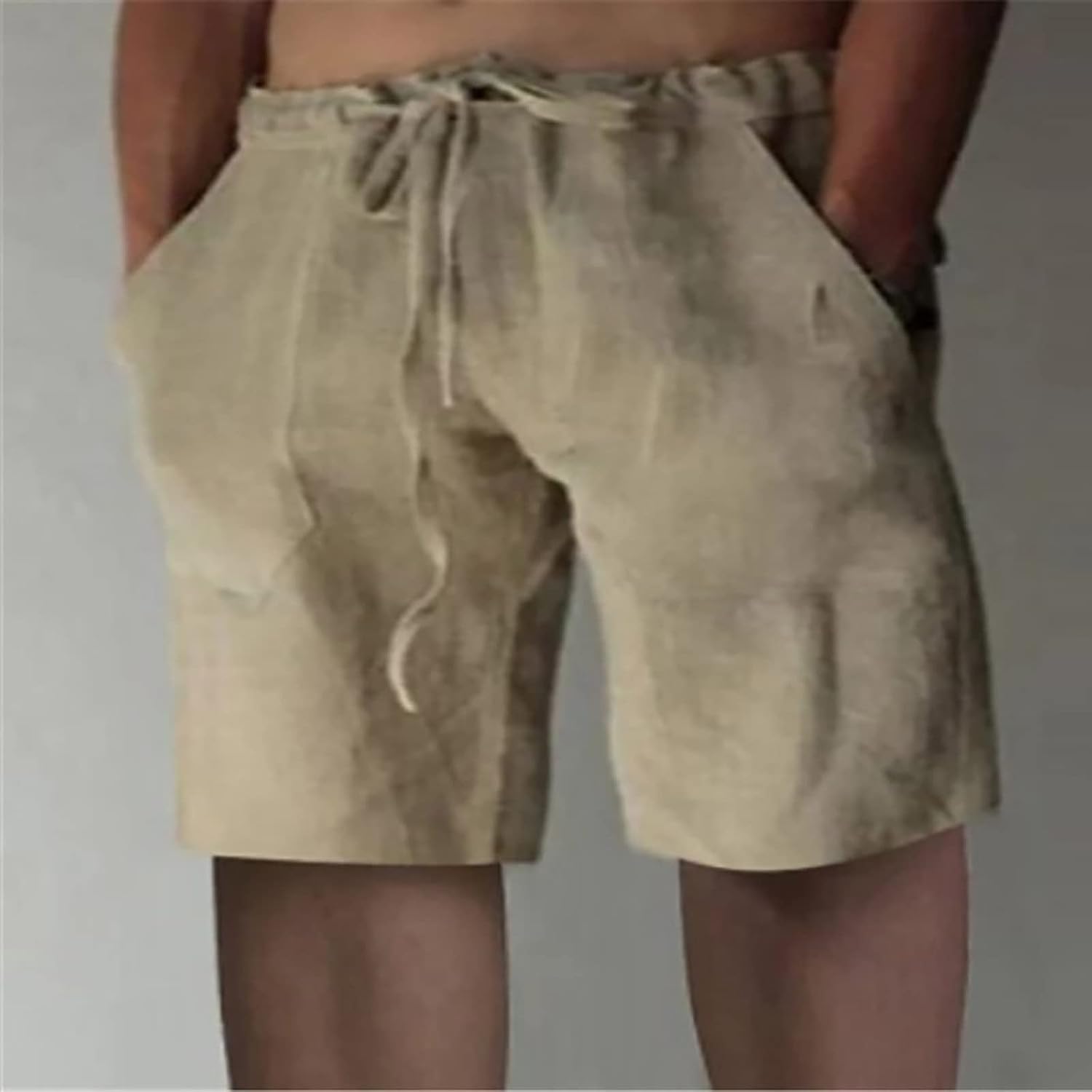 Ymosrh Men's Shorts Casual Sports Workwear Loose Shorts with Pockets Shorts Men