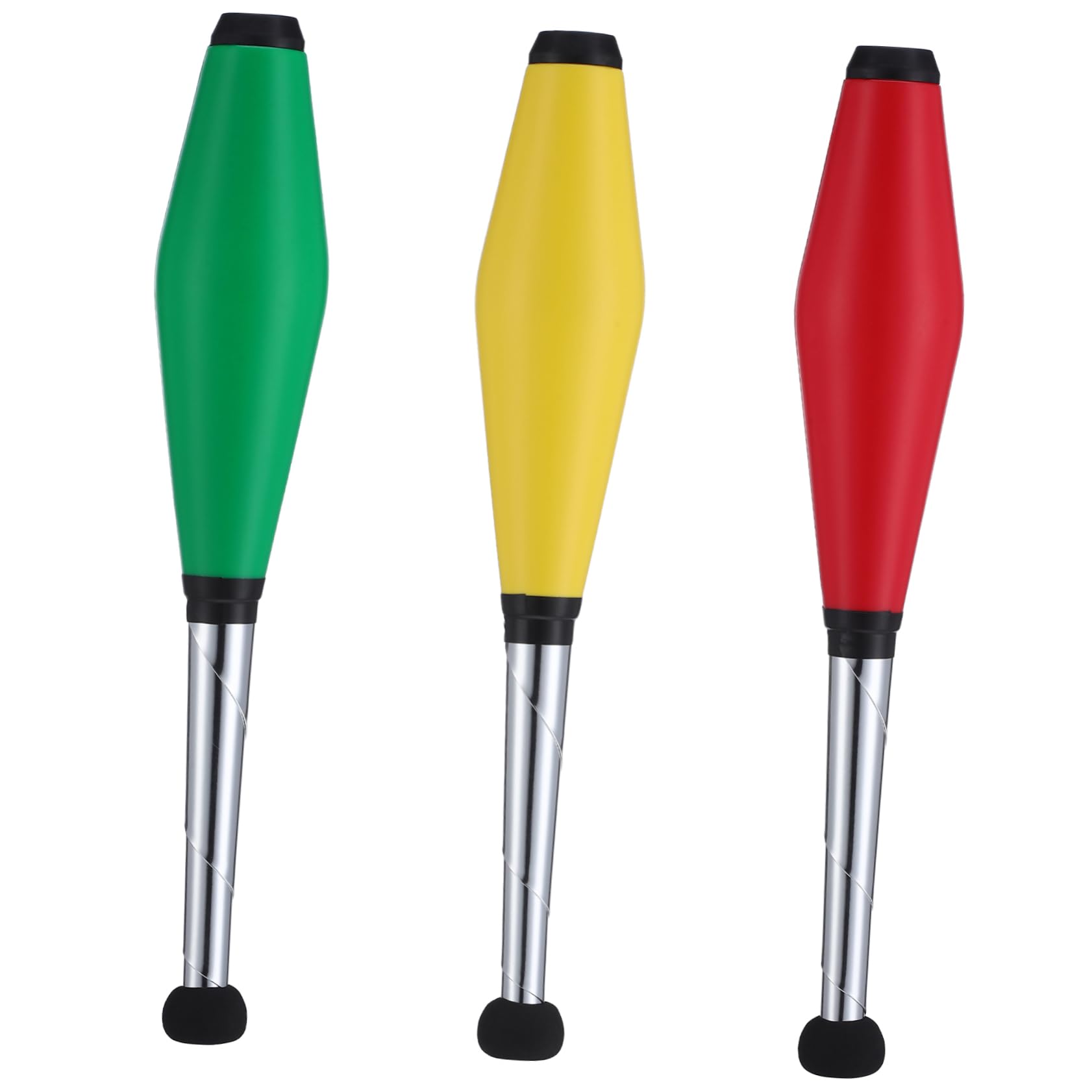 Vaguelly Beginner Juggling Clubs Set 3 Pcs Juggling Pins for Boys and Girls Adults Stage Performance Sticks Kit for Beginners