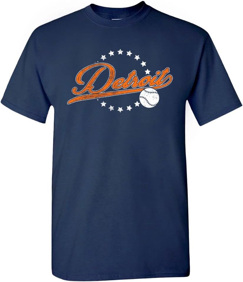 Xtreme ApparrelTeam Vintage Style Men's T-Shirt for Baseball Fans