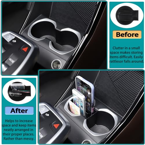 Portavasos Central Compatible BMW X1 U11 2023-2026 miniatura 3