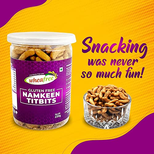 Image of Wheafree Gluten Free Sorghum Sooji (Pack of 2 x 400g Each) & Wheafree Gluten Free Namkeen Titbits (Pack of 2 x 250g Each)