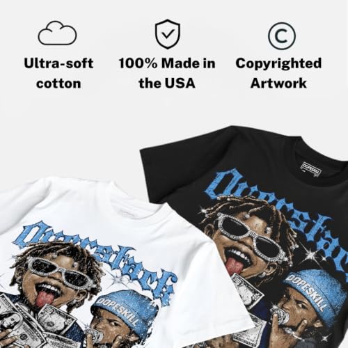 Image of DopeSkill Graphic Tee Streetwear Hypebeast Hip Hop Unisex Premium T-Shirt Sneaker Colour Matching Shirts Gift for Sneakerhead