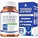 Thyroid Support Supplement with Iodine - Metabolism, Energy and Focus Formula - Vegetarian & Non-GMO - Vitamin B12 Complex, Zinc, Selenium, Ashwagandha, Copper, Coleus Forskohlii & more 30 Day Supply