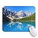 Produktbild Gaming mouse pad blaue landschaft lake morraine banff nationalpark ab beauty rutschfeste gummiunterlage mousepad für notebooks computer mausmatten