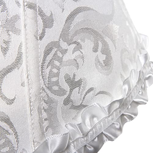 White Corset Plus Size White Corset Tops For Women White Lace Up Corsets And Bustiers S #TOP6