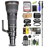 Nikon - AF-S NIKKOR 800mm f/5.6E FL ED VR Super-Telephoto Lens for Select Cameras (2205) + FTZ II Adapter + 64GB Memory Card + Backpack + Monopod + Card Reader + Corel Photo Software + More