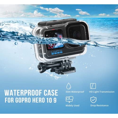 Caixa Estanque Compatível com GoPro Hero 11/10 / 9 Black 45m