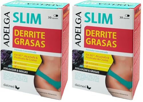Dietmed | Adelgaslim Derrite Grasas - 30 cápsulas (Paquete de 2)