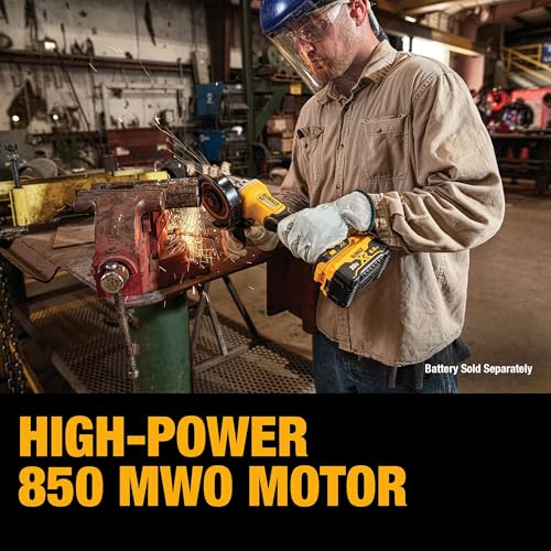 DEWALT 20V MAX* Angle Grinder Tool Cordless Brushless, 4 1/2 Inch, with Paddle Switch and Kickback Brake, Tool Only (DCG413B) thumbnail 6