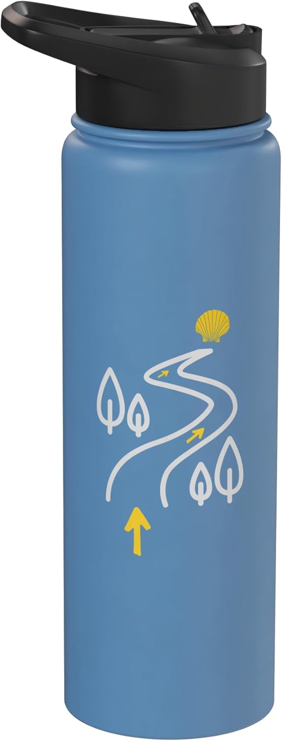 Good Way, Camino de Santiago Vintage Style, Stainless Steel Insulated Water Bottle