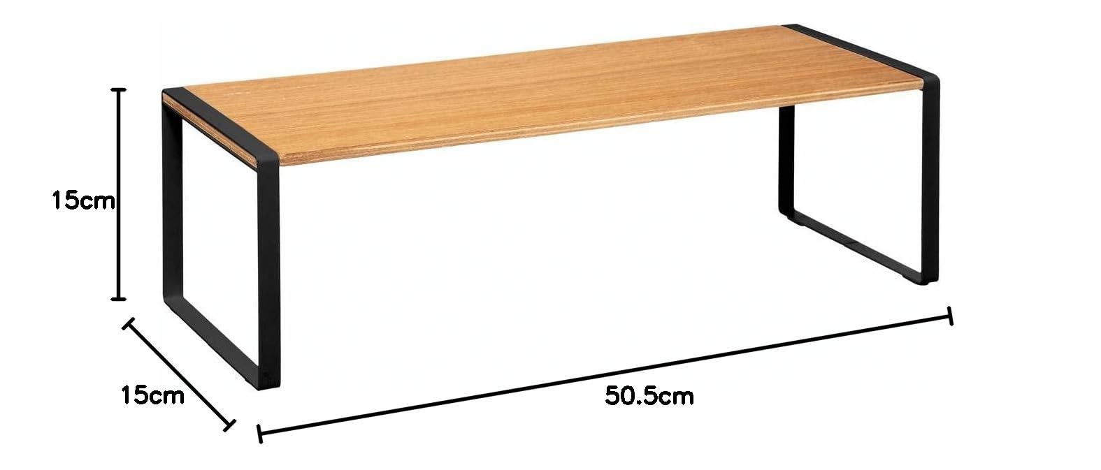 Étagère D'Appoint 5five 50x18 Cm En Bois Blackwood - Design Élégant Et Pratique