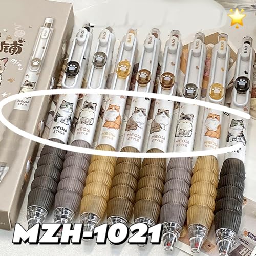 Set de 4 bolígrafos de gel retractiles con tinta negra miniatura 5