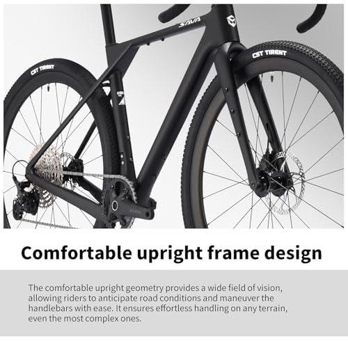 SAVADECK T800 Carbon Gravel Bike, with Shimano GRX610