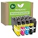 Produktbild Prindano 4 Patronen kompatibel mit Brother LC-424 Druckerpatronen für DCP-J1200DW DCP-J1200W DCP-J1200WE ecopro Mini 19 Biz-SL Multipack (4er-Pack)