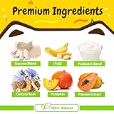 Penpen Probiotics for Dogs, Dogs Probiotics for Digestive Health, Multi-Probiotic and Enzyme Blend Promote Gut Health & Immune Support, Eases Sensitive Stomachs (Beef Chews, 50ct)